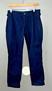 Old Navy Chino Hose Damen 2 Baumwolle vorne flach blau Taschen - Bild 1 von 5