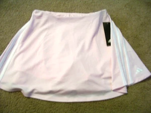 NWT ADIDAS Tennis Skort Girl's Size XL 16 Medium Pale Pink - Picture 1 of 3