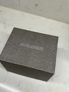 GENUINE BAUME & MERCIER WATCH POUCH TRAVEL CASE WITH CUSHION BLACK - Picture 1 of 7