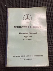 1955-1959 MERCEDES-BENZ TYPE 190 SERVICE REPAIR / WORKSHOP-MANUAL - Picture 1 of 7