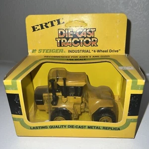 ERTL STEIGER INDUSTRIAL 4 WHEEL DRIVE DIE CAST TRACTOR #1980 NEW IN BOX - Picture 1 of 3
