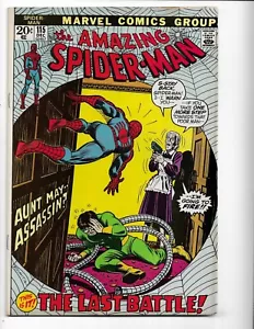 Amazing Spider-Man 115 1972 Marvel Comics VF- 7.5 Gwen Stacy Doctor Octopus - Picture 1 of 2