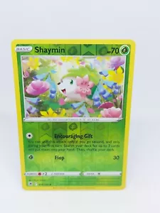TARJETA POKEMON TCG INVERSA HOLO SHAYMIN 014/189 RARA CASI NUEVA/M RADIACIÓN ASTRAL SWSH - Imagen 1 de 2
