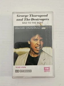 Vintage 1982 George Thorogood And The Destroyers  Bad To The Bone  Cassette  - Picture 1 of 4
