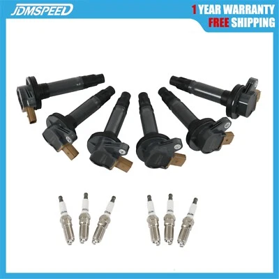 6 Ignition Coil & Spark Plug For Ford F-150 Explorer Lincoln Ecoboost 3.5L UF646 - Image 1 of 4