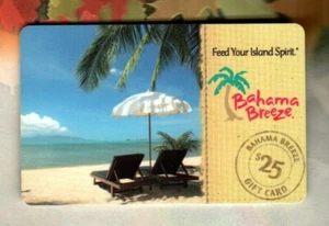 BAHAMA BREEZE Find Your Island Spirit ( 2009 ) Gift Card ( $0 - NO VALUE ) - Picture 1 of 1
