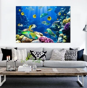 3D Pretty Ocean 5765 Wall Stickers Vinyl Murals Wall Print Decal Deco Art AJ  - Picture 1 of 5