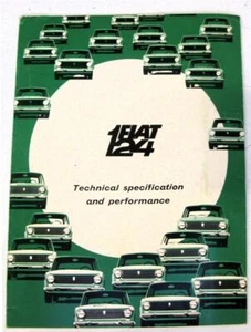 FIAT 124 Car Sales Brochure c1966 #2445 Multi-Lingual LF - Picture 1 of 7