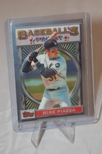 Carta Baseball Mike Piazza 1993 Topps Finest #199 Dodgers - Foto 1 di 2