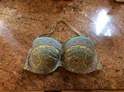 Купальник Victoria's Secret верх на косточках с принтом пейсли размер 34D - Изображение 1 из 4