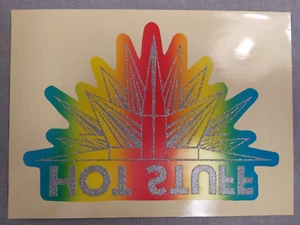 Vintage IRON-ON "Hot Stuff" Glitter Sparkles Transfer - Picture 1 of 2