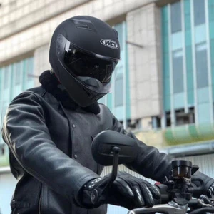 Motorcycle Dual Visor Flip up Modular Full Face Helmet M L XL XXL DOT Approved - Picture 1 of 29
