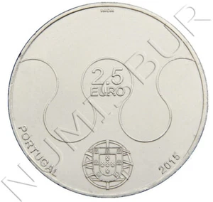 PORTUGAL 2,50 euro 2015 S/C Juegos Olímpicos Rio 2016 - Picture 1 of 2