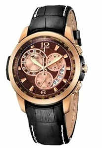 Reloj hombre Lotus Crono Acero ip rosado 9988/2 Correa piel-cierre desplegable - Imagen 1 de 4