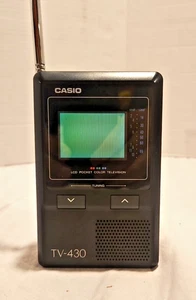 Vintage Casio 2-Inch LCD Pocket Color Television Model TV-430 - Picture 1 of 9