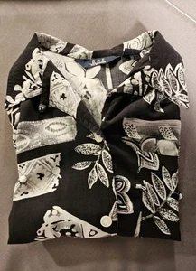 VINTAGE D.P.S New York Rayon Hawaiihemd S RETRO - Bild 1 von 3