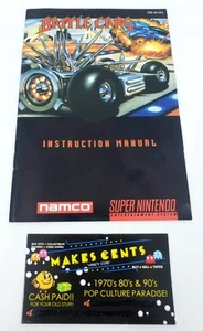 Battle Cars - Super Nintendo SNES - ORIGINAL - Instruction Manual Booklet Only - Picture 1 of 2