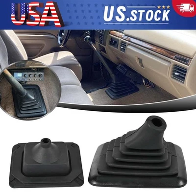 Manual Transmission Shifter Boot Cover For Ford F-150 F-250 F-350 1990-1997 AT - Imagem 1 de 4