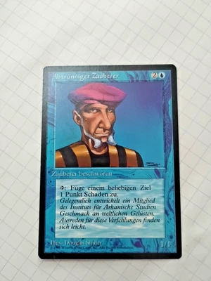 MTG Prodigal Sorcerer (Abtrunniger Zauberer) Fbb German Regular - Uncirculated - Image 1 of 3