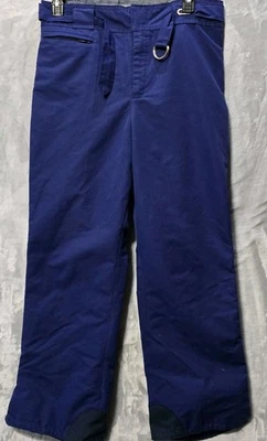 Vintage 80s CB Sports Gore-Tex Snow Ski Pant 38 Blue Water Proof Belted Side Zip - Image 1 of 4