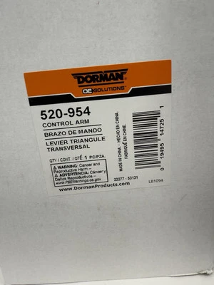 Suspension Control Arm and Ball Joint Assembly Dorman 520-954 NEW - Image 1 of 3