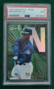 Ken Griffey Jr. baseball card graded PSA 9 Mint - 1995 Emotion N-Tense insert SP - Picture 1 of 1