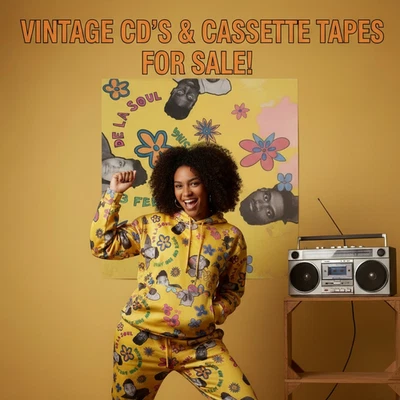 •DE LA SOUL ~ 3 FEET HIGH AND RISING• ~1989 OG PRESSING~ (CASSETTE TAPE) - Image 1 of 4