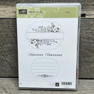 Stampin' Up! Arte de boticario 1 y 2 - Juego de 6 estampillas adhesivas de goma 125527 - Imagen 1 de 4