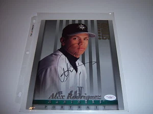 ALEX RODRIGUEZ SEATTLE MARINERS YANKEES JSA/COA SIGNED 8X10 PHOTO - Picture 1 of 1