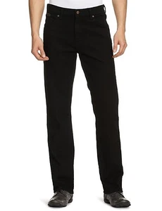 Wrangler Texas Stretch Jeans neu Herren schwarz Overdye Denim Hose alle Größen - Bild 1 von 4
