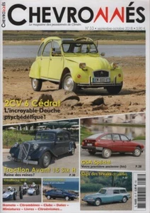 CHEVRONNES 33 CITROEN GSA SPECIAL 1985 CITROEN TRACTION 15 SIX H 1954 2CV6 1977 - Bild 1 von 2