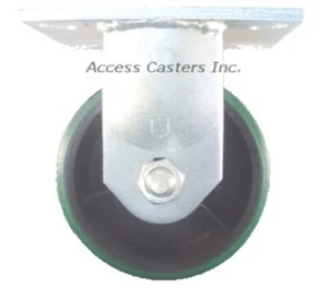 Rueda rígida 12T75PR 12" x 3", rueda de hierro fundido de polietileno de alta resistencia, tapa de 3200 libras - Imagen 1 de 1