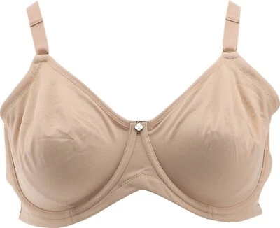 Sujetador Breezies Jacquard Espalda Suavizante Con Aros Sunbeige 42 Nuevo Sin Etiquetas (926) Foto 1 de 4