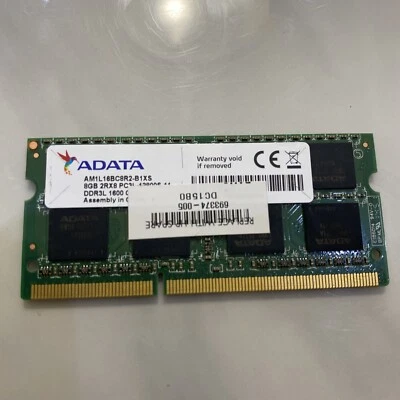 ADATA 8GB (AD3U1600W8G11-B) DDR3 Desktop Memory RAM 1.5V CPU Computer - Image 1 of 2