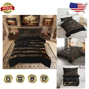 Rustic Tree Branch Camo Bedding Set for King Bed - Perfect for Outdoor Lovers - Picture 1 of 9