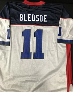 Vintage New England Patriots Trikot Herren Gr. XXL 2XL Drew Bledsoe #11 NFL - Bild 1 von 2
