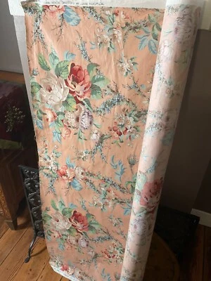 Lee Jofa, Petworth Print, Floral Glazed Chintz 18yds Exclusive - Image 1 of 4