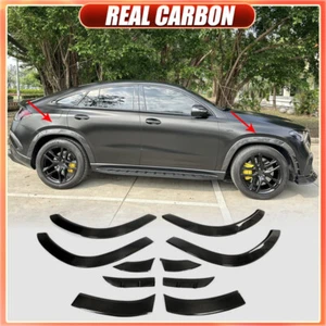 Borde de arco de rueda de guardabarros ancho de carbono real para Benz GLE450 GLE53 GLE63 cupé - Imagen 1 de 18