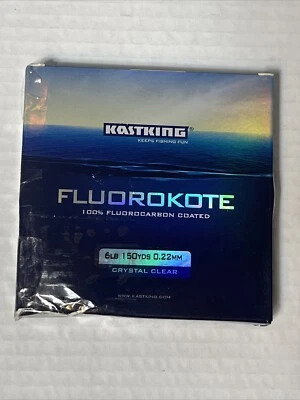 Linha de pesca Kastking Flurookote 6 lb 150 jadas 0,22 mm - Imagem 1 de 3