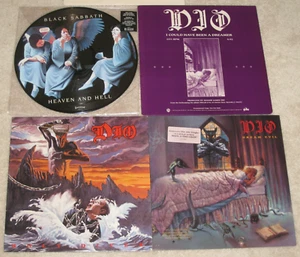 DIO HOLY DIVER-Dream Evil PROMO LP-Black Sabbath Heaven And Hell Picture Disc - Picture 1 of 20
