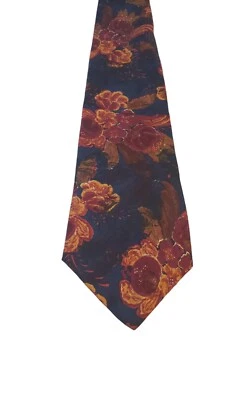 Corbata de seda colorida floral arte abstracto acuarela de lujo Zylos George Machado Foto 1 de 4