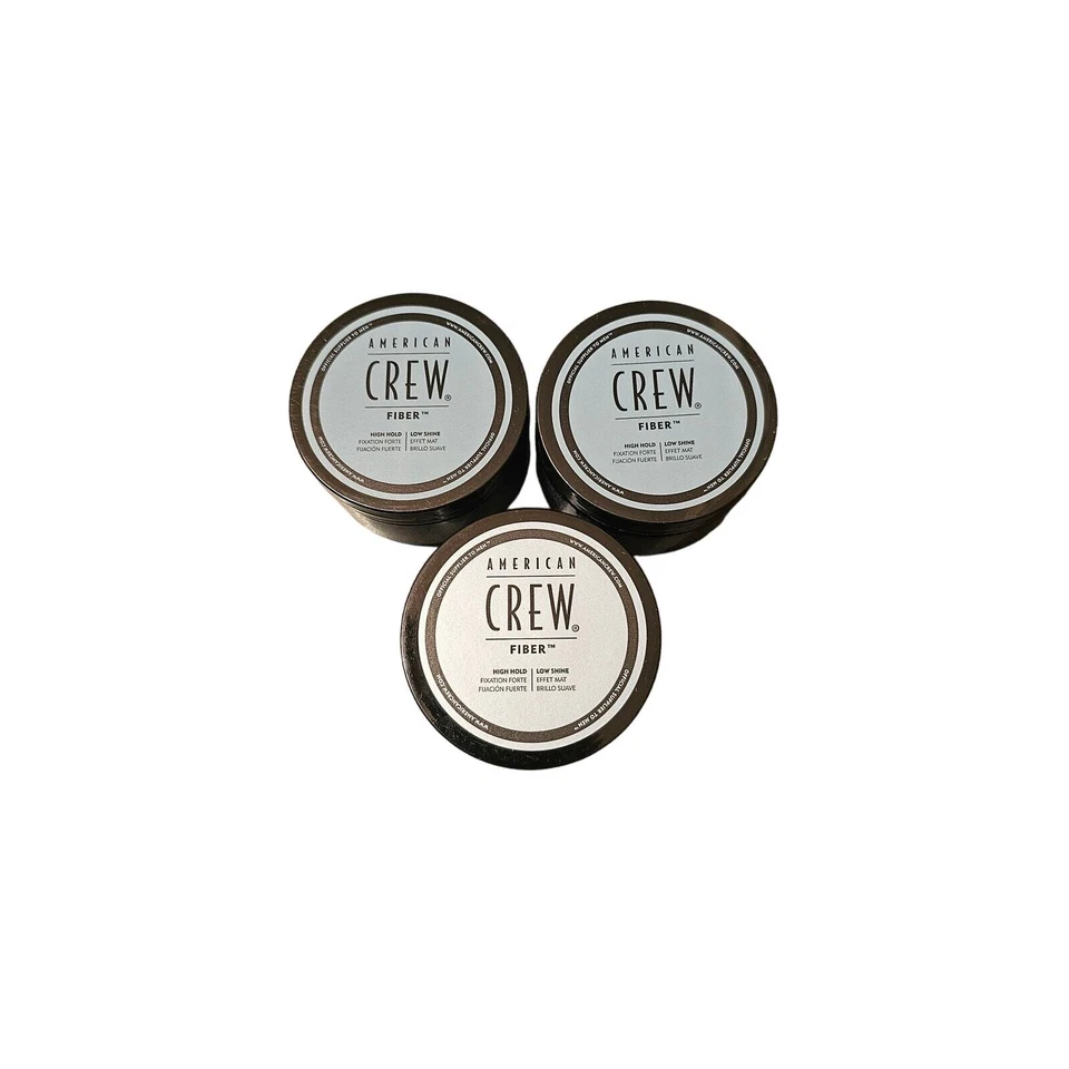 3 Pack American Crew Fiber 3 oz NEW High Hold Low Shine - Image 1 of 1