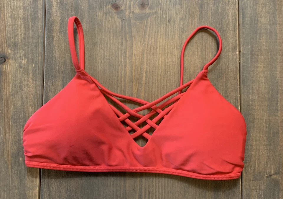 Top de natación Hollister California para mujer Coral Beach verano talla: XS Foto 1 de 4