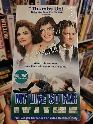 My Life So Far 1999 VHS Rare Hard To Find Promotional Screener Factory Sealed Foto 1 de 2