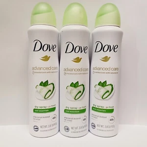 Dove Dry Spray Go Fresh Cool Essentials 48Hr Antiperspirant Deodorant 3.8oz (3Pk - Picture 1 of 1