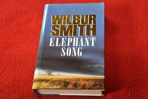 Rare SIGNED Wilbur Smith Elephant Song Macmillan London 1991 1st Edition HC/DJ - Picture 1 of 21