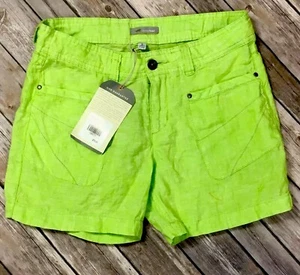 * NUEVO CON ETIQUETAS $72 Horny Toad & Co 100% Lino Verde Uva Caminar Senderismo Pantalones Cortos 2 - Imagen 1 de 4