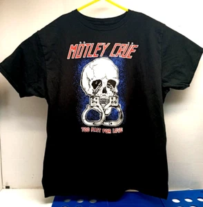 MOTLEY CRUE Too Fast For Love Metal Modern T-Shirt 2022 SZ XL  VGC - Picture 1 of 3
