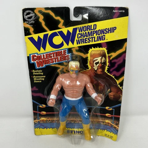 1994 WCW World Championship Wrestling Collectible STING Action Figure 8102 E2 #2 Cover