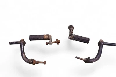 1965 Honda CB450 CB 450 CL450 Dohc Black Bomber *2289A Foot Pegs  - Image 1 of 4